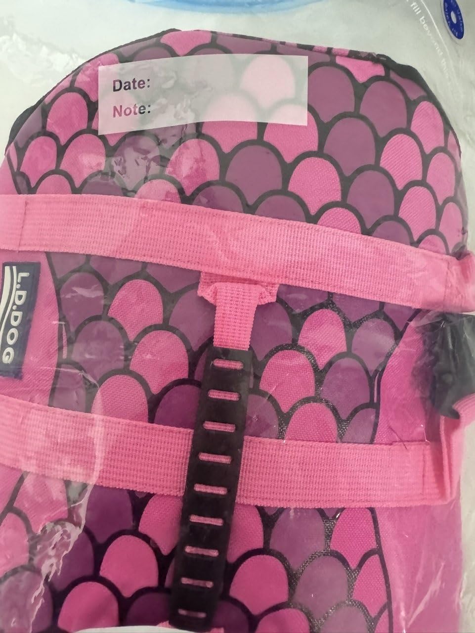 CITÉTOILE Gilet de Sauvetage pour Chien avec Poignée Rose Écailles M | Gilet de Flottaison pour Chien avec Réfléchissant, Veste Flottante pour Chien avec Bonne flottabilité, Les Sports Nautiques