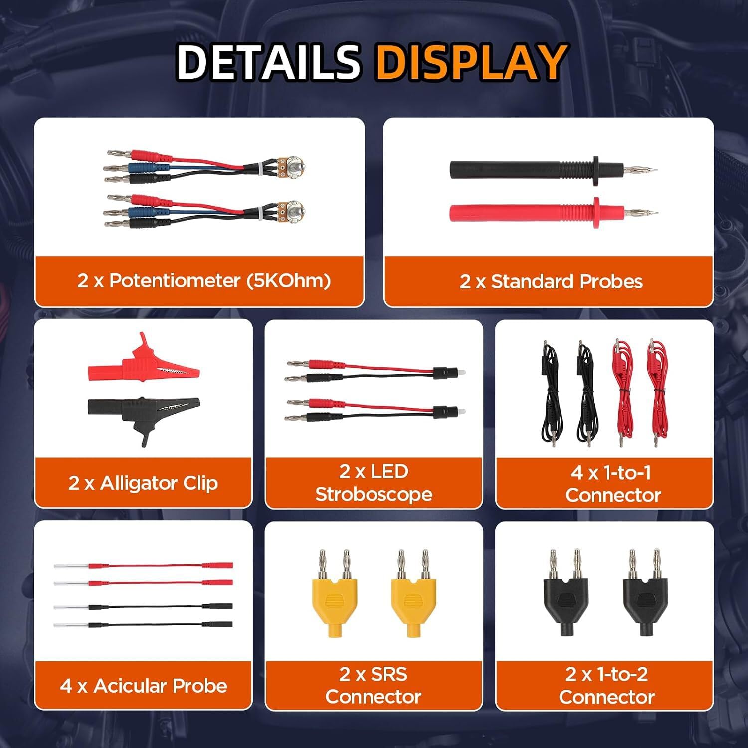 Kit de terminales de cables para automóviles y kit de herramientas