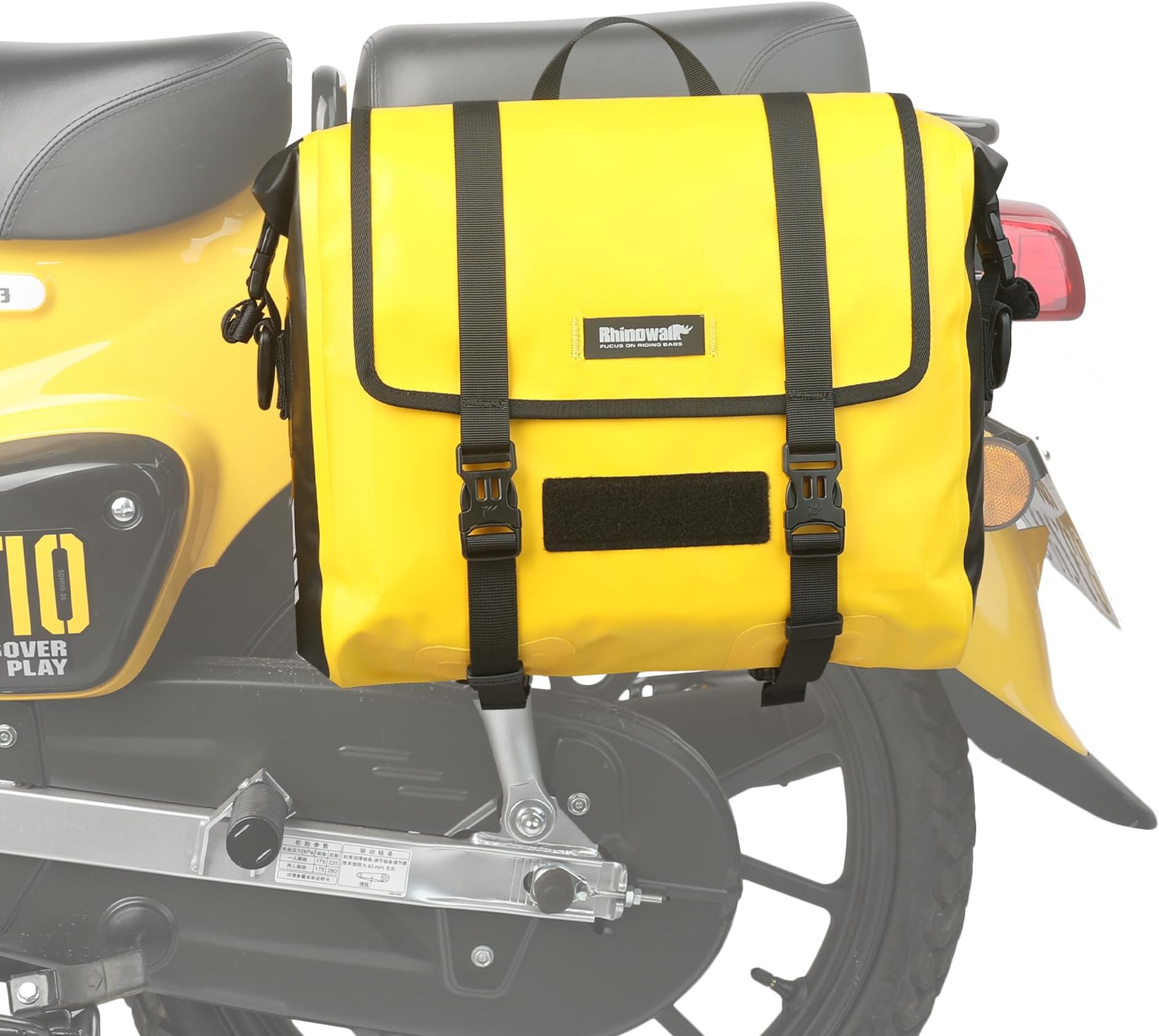 Motorcycle Saddle Bag Waterproof Saddlebags Quick Release 15L Motor Side Pannier Bag Motorcycle Accessory