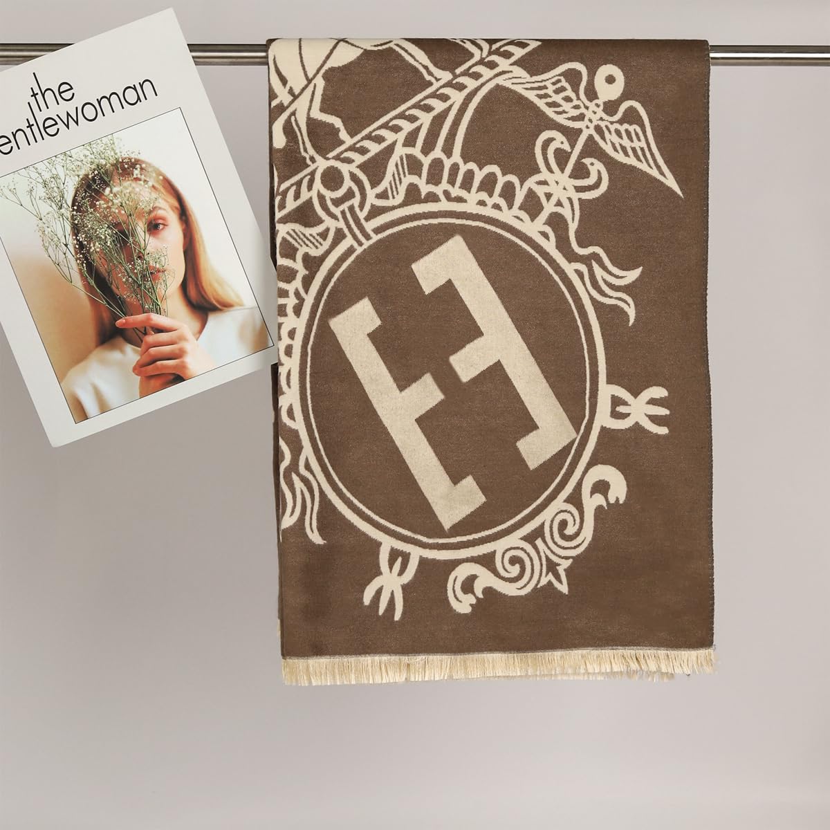 EXTREE Winter Wearable Blanket Scarfs Écharpe Tendance Femmes