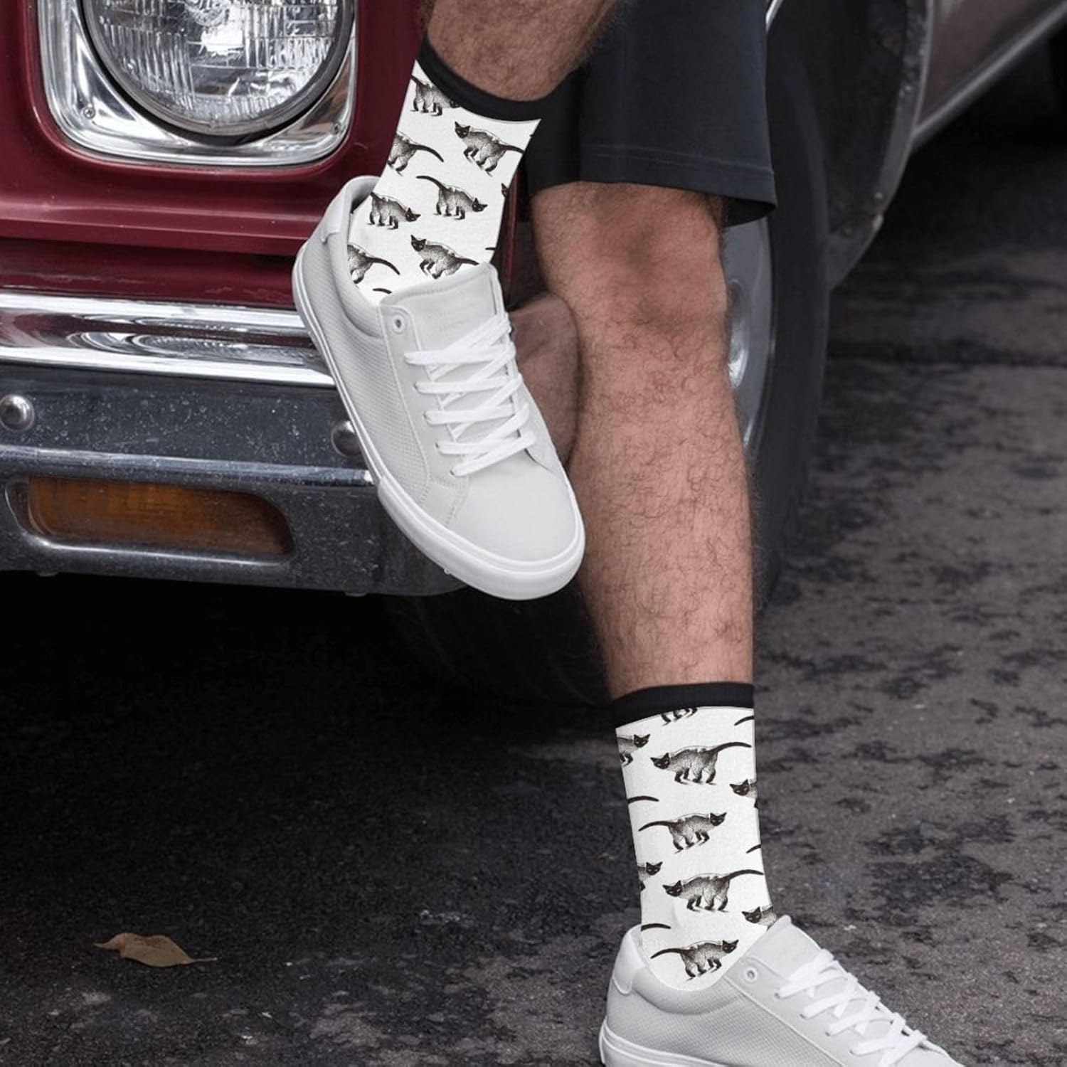 Novelty Fun Crew Socks Fashion Comfortable Men And Women Crazy Dress Socks - Image 5