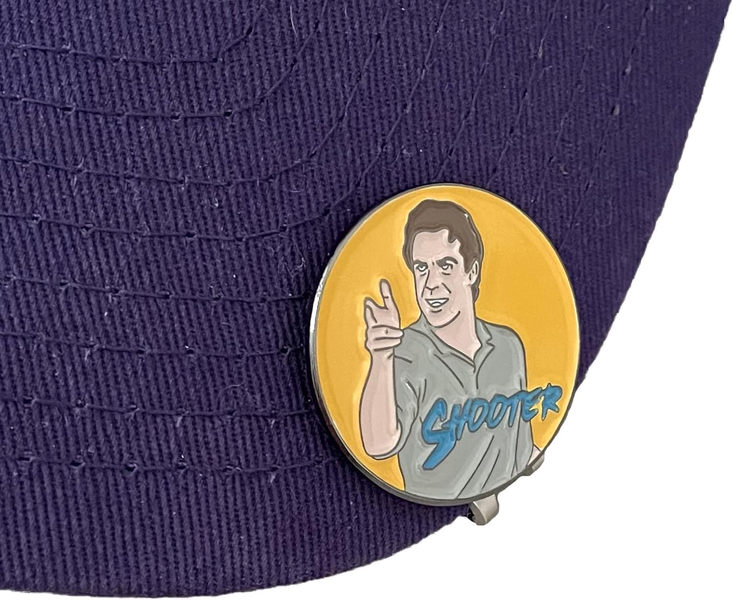 Balanced Co. Funny Golf Hat Clip with Enamel Magnetic Ball Marker (All in The Hips) : Sports & Outdoors