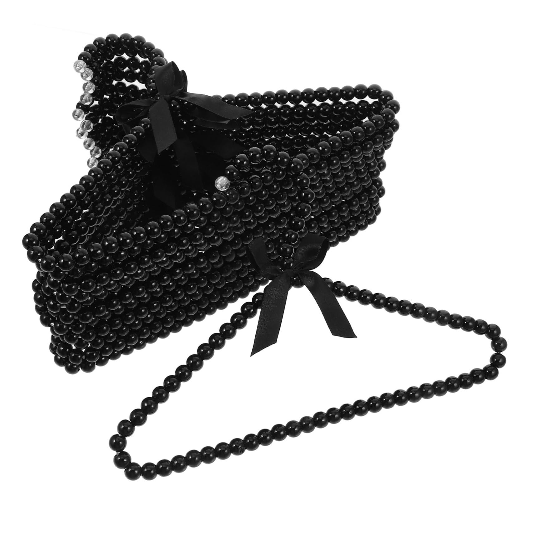 Cintres pour chat avec perles et ruban Ciieeo, lot de 12 pour vêtements