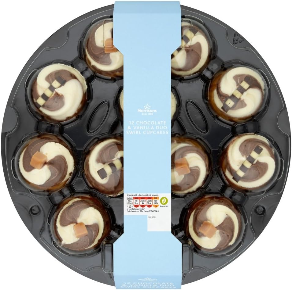 Morrisons Cupcake Platter 12 Pack Amazon.co.uk Grocery