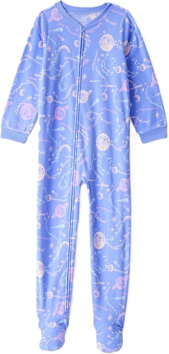 Carter's Big Girls Footed Microfleece PJ's Sleeper Pajamas