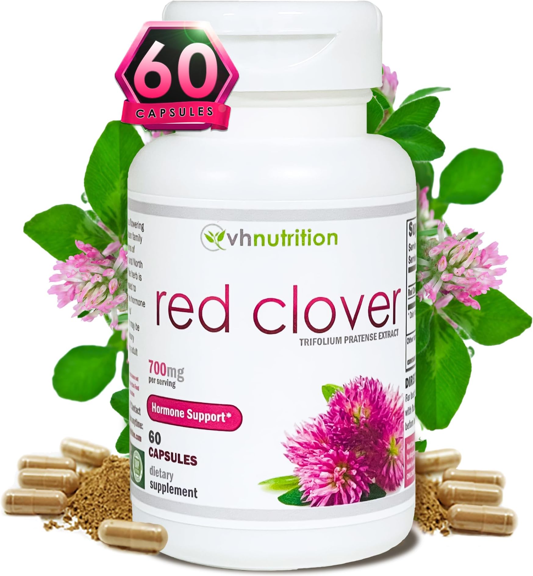 VH Nutrition RED Clover Red Clover Capsules 700 mg