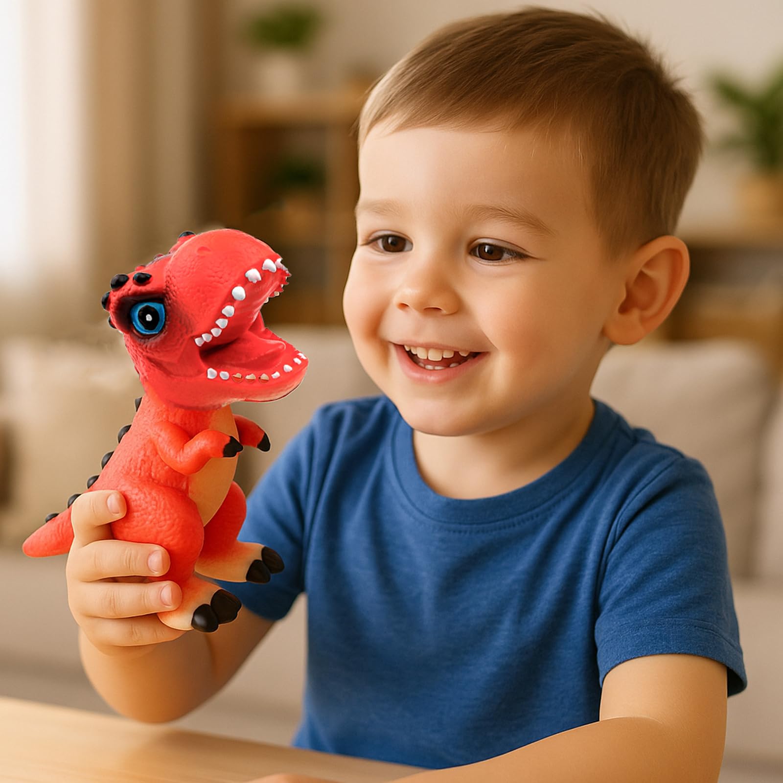 Dinosaur Toys for Kids - 6 Squishy Dino Figures -6 Dinosaur Toys for Kids - 6 Squishy Dino Figures -6