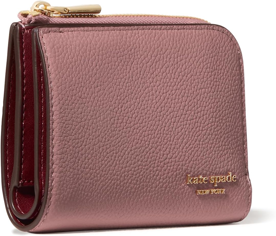 kate spade new york Devin Pebbled Leather Small Compact Wallet