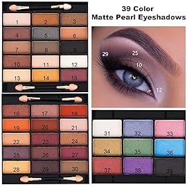 coliusa 58 Color Professional Makeup pallet, Makeup Kit for Women Full Kit,All In One Makeup Set,Makeup Gift Set for Women&Girls&Teen (331N)