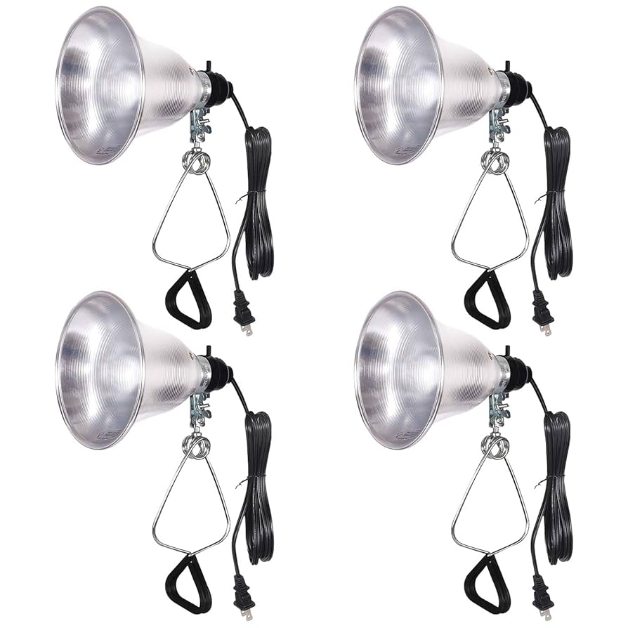 Simple Deluxe 5.5 Inch 4 Pack Clamp Lamp Light Socket with