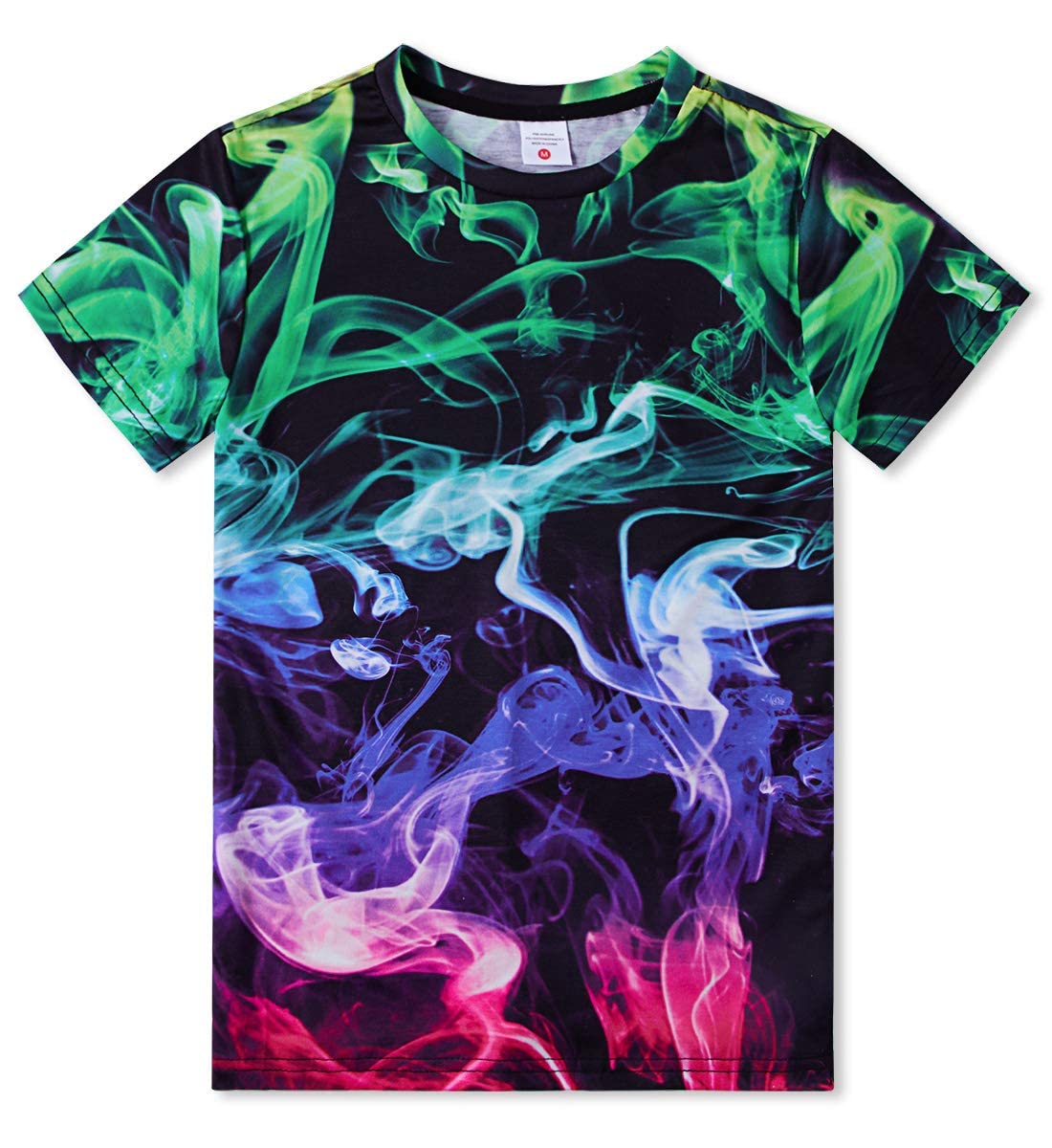 Belovecol Boys Girls 3D T-Shirt Cool Crewneck Short Sleeve Graphic T Shirt Summer Tee Shirts for Kids Teens 6-13 Years — view 11