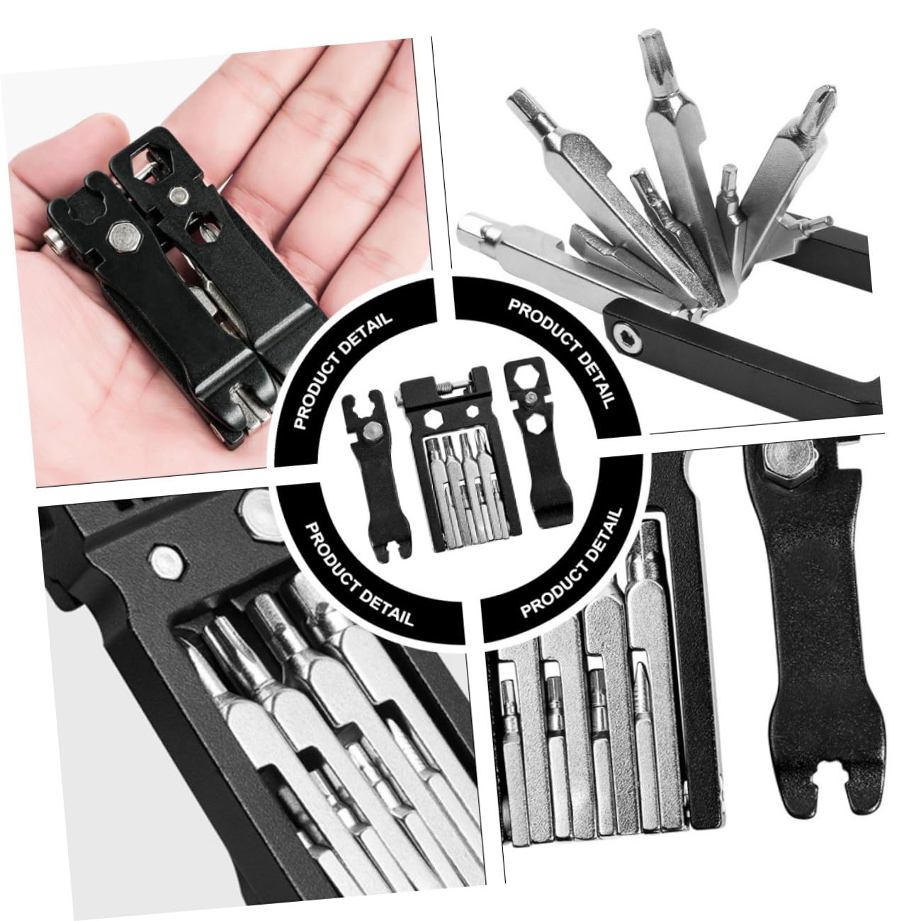 BESPORTBLE 2pezzi Strumento Riparazione Multi Per Kit Portatile Per Utensile Per Ciclisti Riparazioni Casa