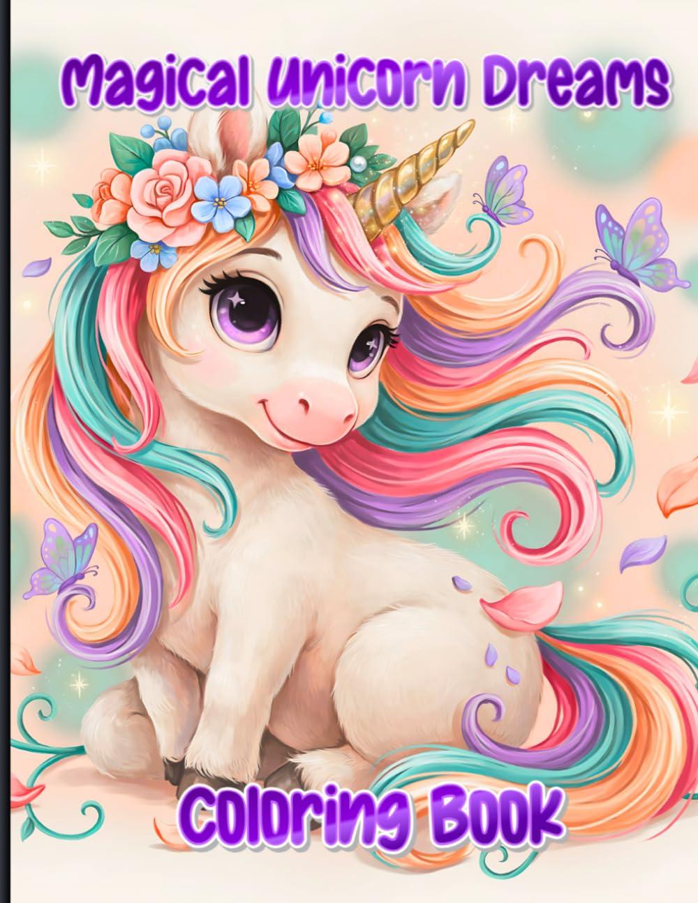 Magical Unicorn Dreams Coloring Book