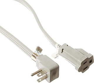 Morris 89212 Appliance and Air Conditioner Extension Cord, 14/3, 3' Length, Gray