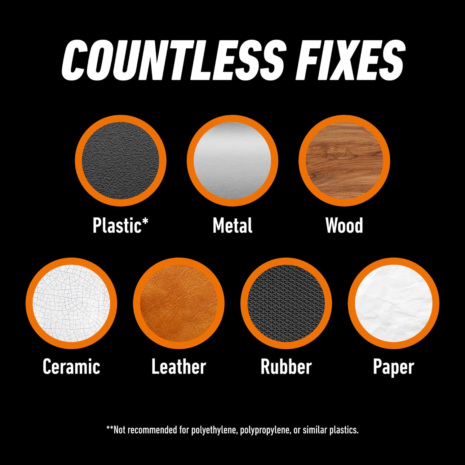 Gorilla Ultimate Super Glue, Clear Glue, 15 Grams (Pack of 6) - Fast-Setting Cyanoacrylate for Quick Fixes & Repairs with Anti-Clog Cap