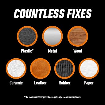 Gorilla Ultimate Super Glue, Clear Glue, 15 Grams (Pack of 1) - Fast-Setting Cyanoacrylate for Quick Fixes & Repairs with Anti-Clog Cap