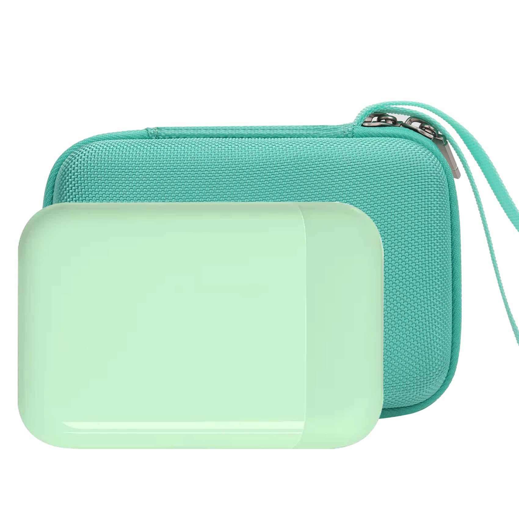 Khanka Hart Tasche Kompatibel mit Liene 2x3 Fotodrucker Smartphone Mini Drucker.(Grün – Bild 5