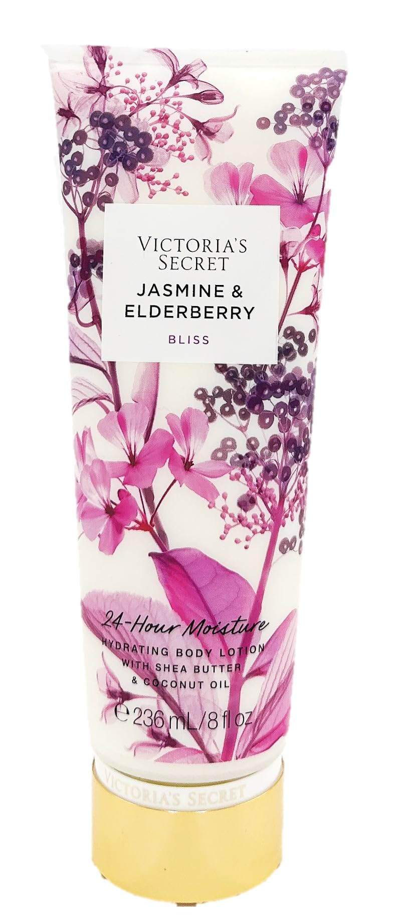 Victoria's Secret Natural Body Lotion Jasime & Elderberry Bliss 8.0 Fl oz