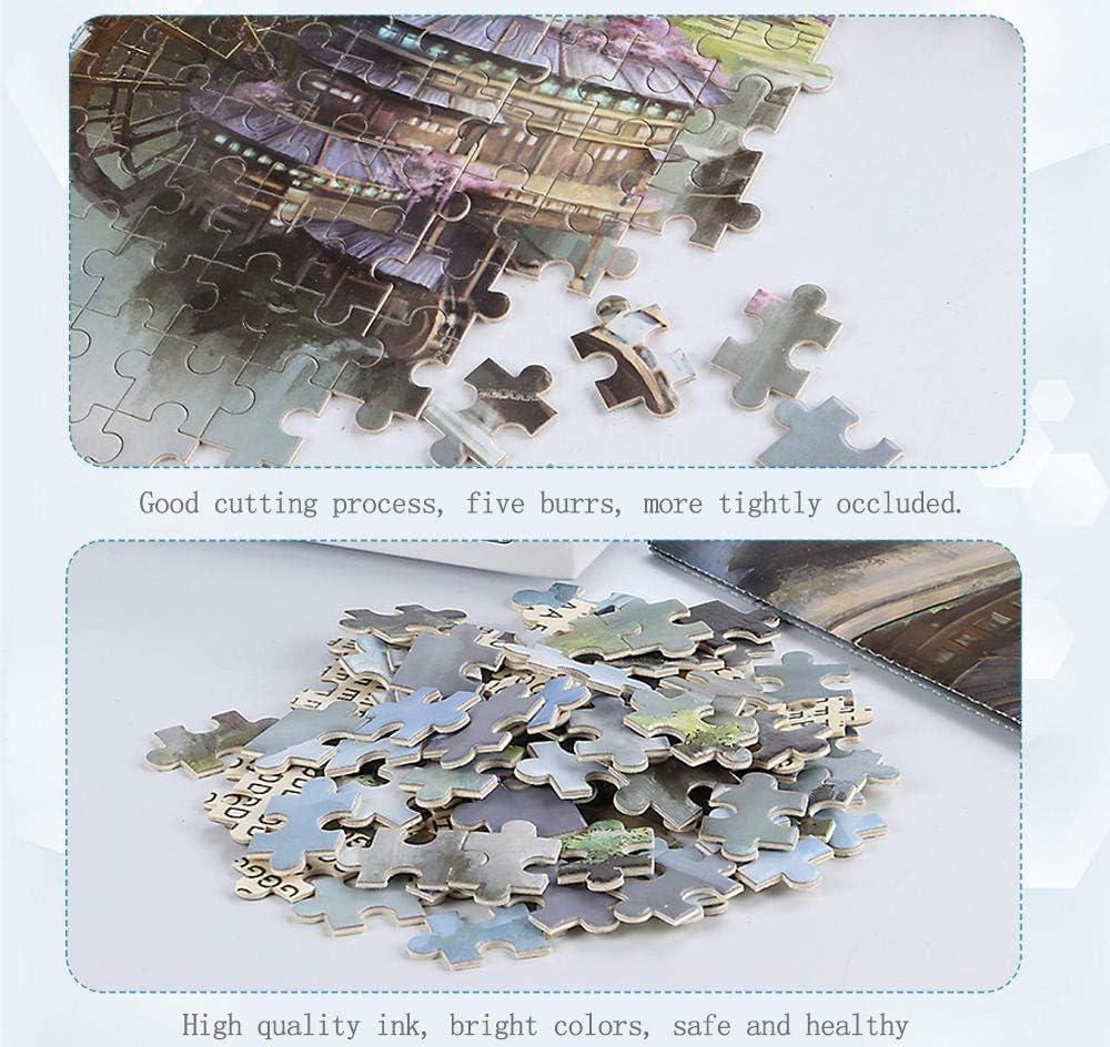 Puzzle 1000 Piece Jigsaw Puzzle for Adults Bzdthh London Impression Every Piece is Unique,Pieces Fit Together Perfectly