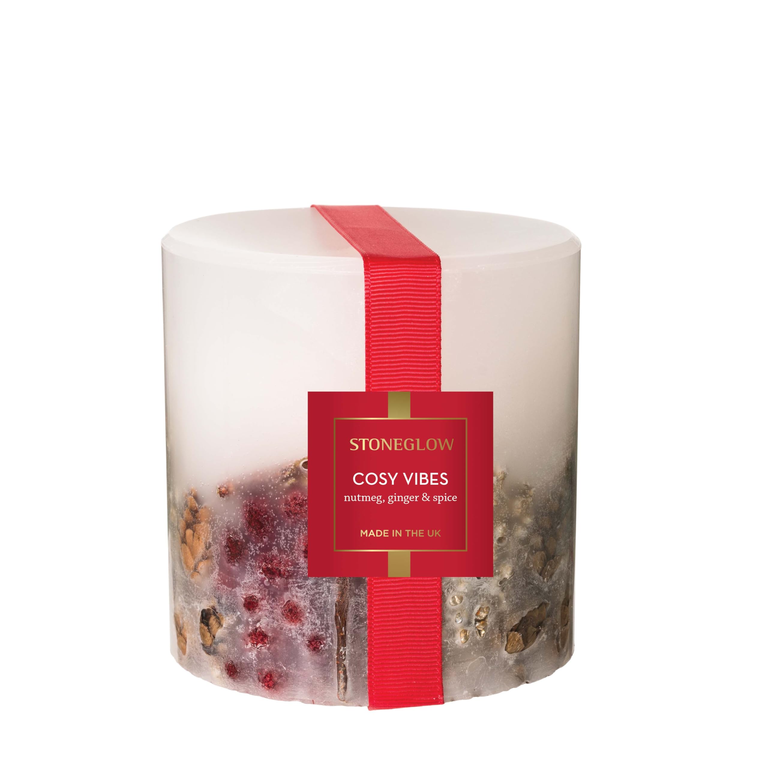 Stoneglow Red Seasonal Collection - Cosy Vibes - Nutmeg, Ginger & Spice Inclusion Fat Pillar