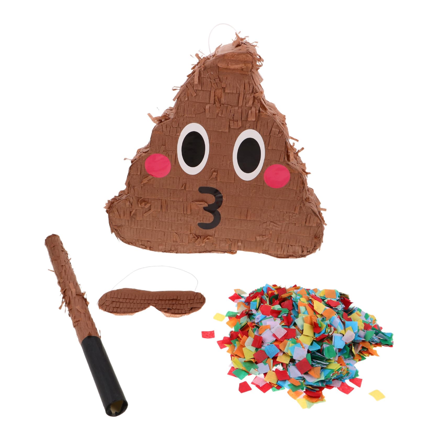 Kackpartyspiel Piñata für Kinderpartys Halloween Party 1 Satz Papier