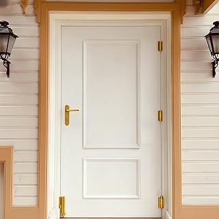 Door Trim molding，Door Molding Trim Peel and Stick，Interior Door Makeover Kits，Peel and Stick Door Trim， Self Adhesive 3D Wainscoting Panels (Top 22"x36" and Bottom 22"x24")