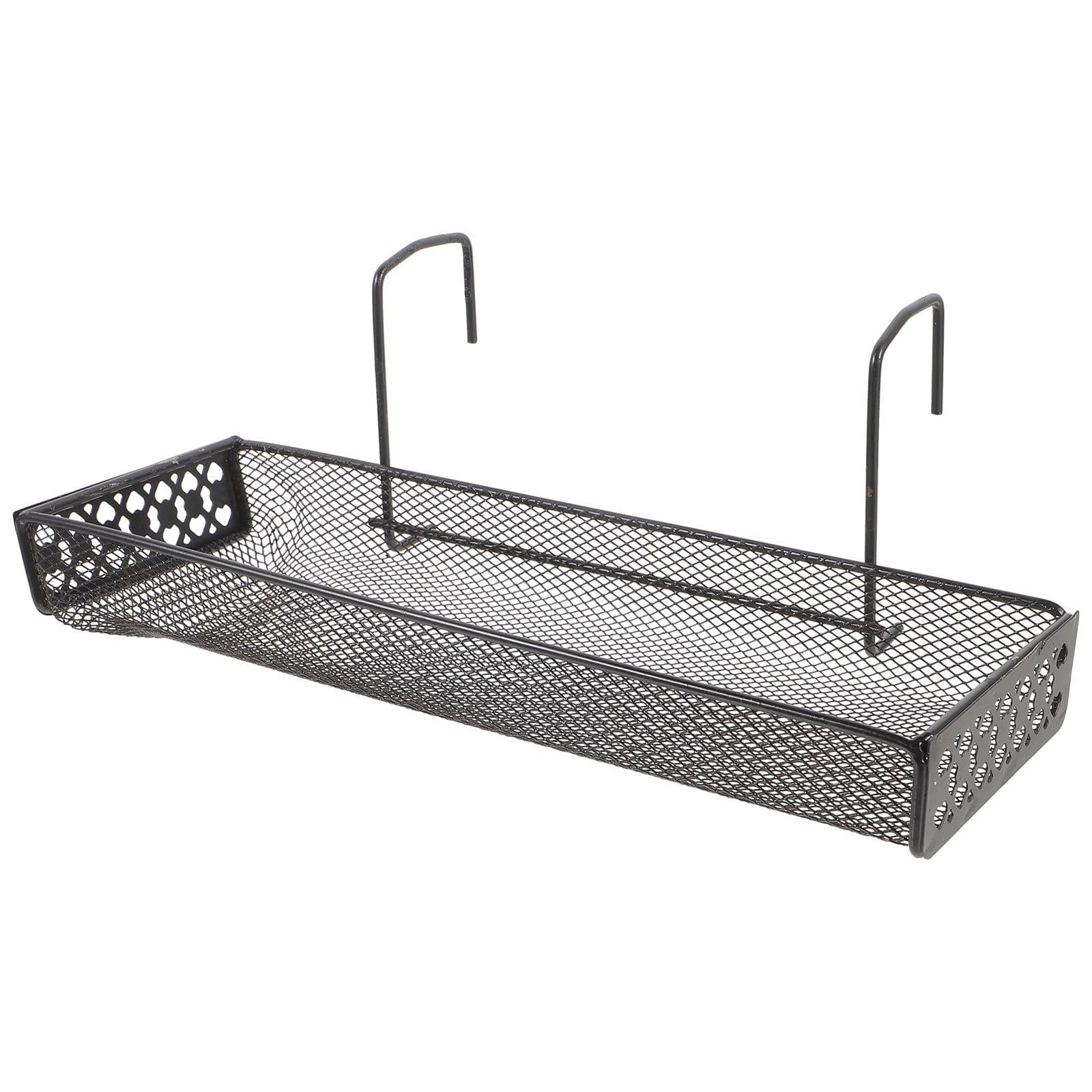 UKCOCO Black Iron Flower Hanging Rack for Plants and Flowerpots