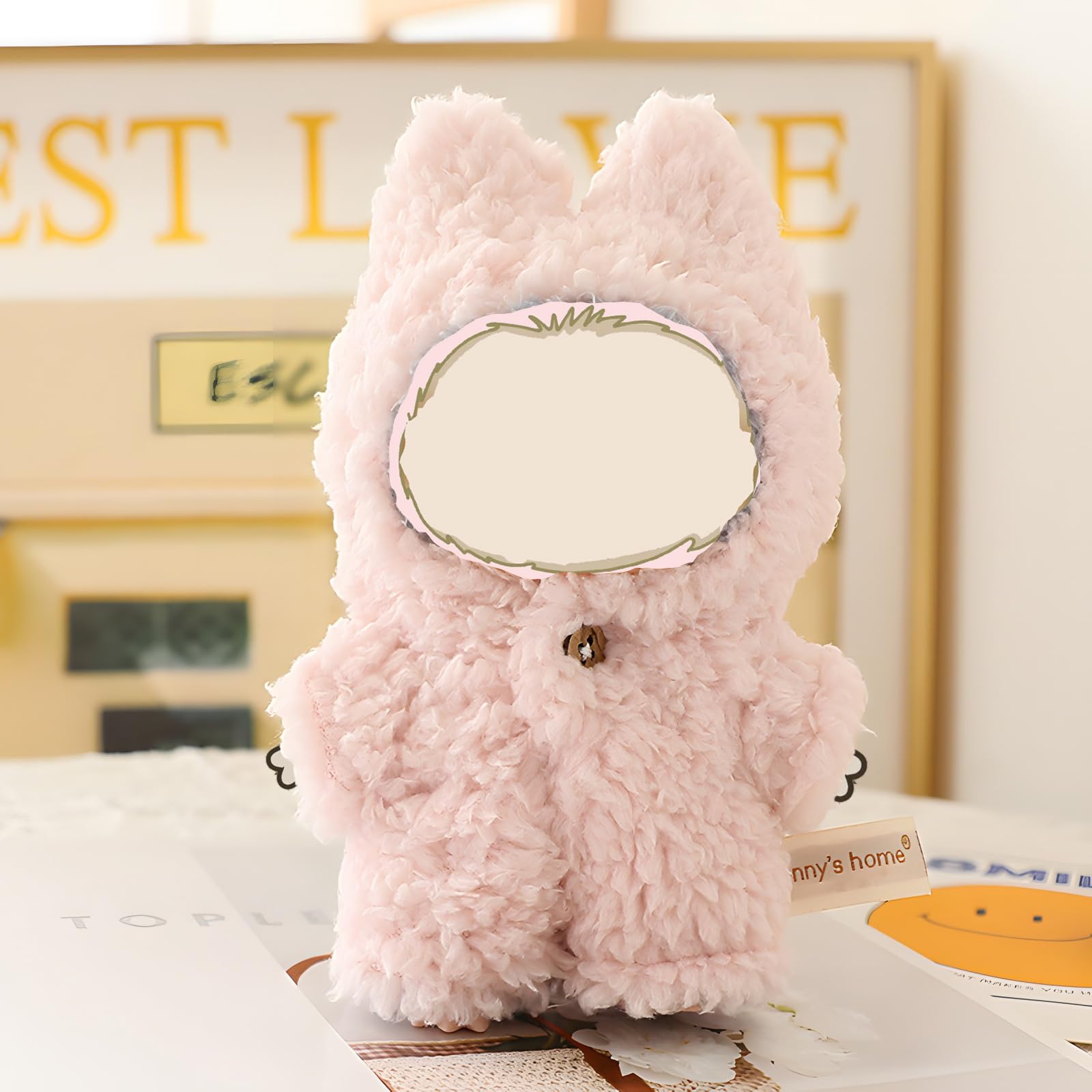 Cute Clothes for 6.7'' Dolls - Plush Set for 6.7'' Keychains,Premium Outfit with Accessories, Stylish Clothes for Dolls (04(No Doll))