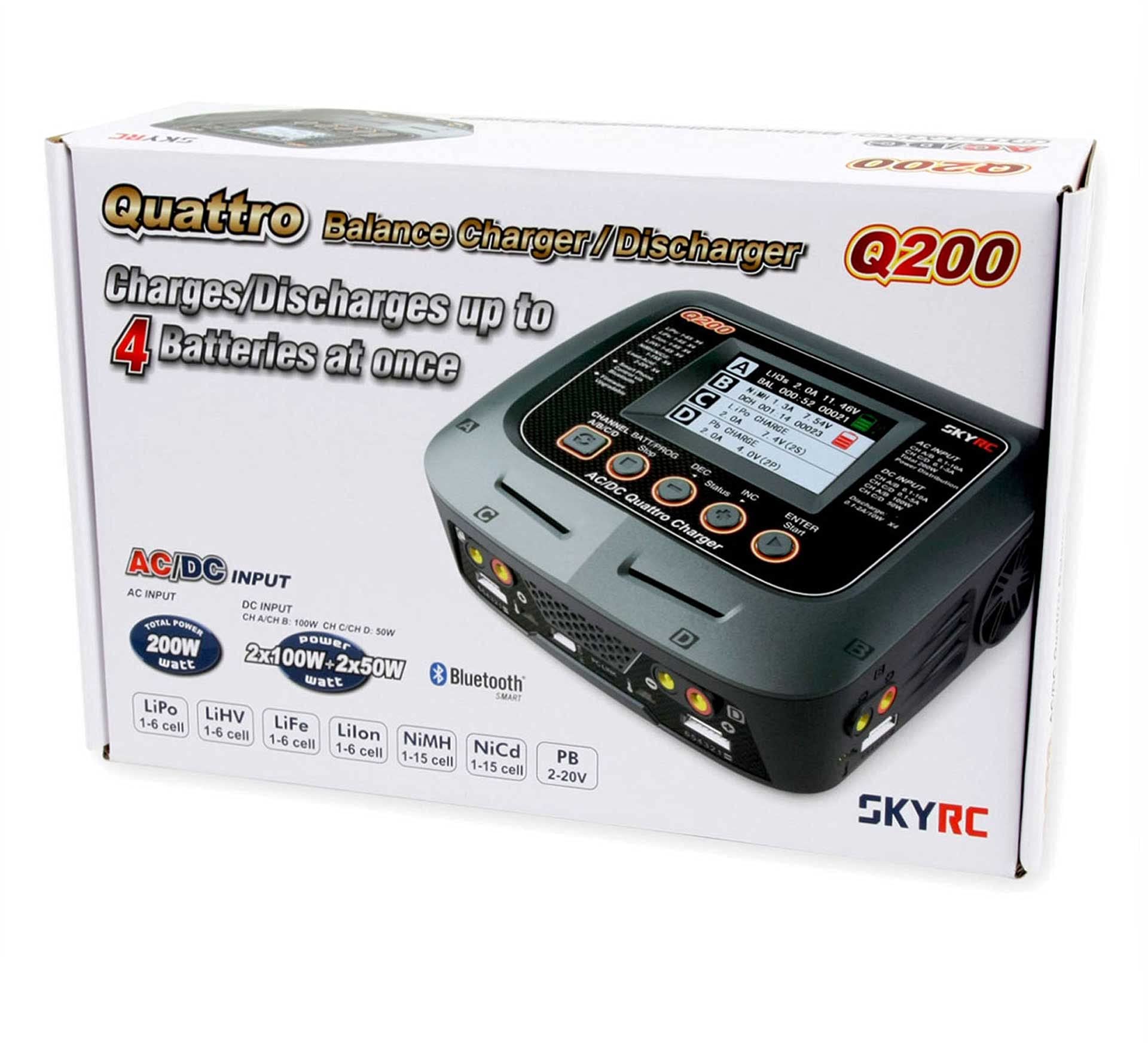 SKYRC Q200 AC/DC charger 2x100W 2x50W : Amazon.nl: Electronics & Photo