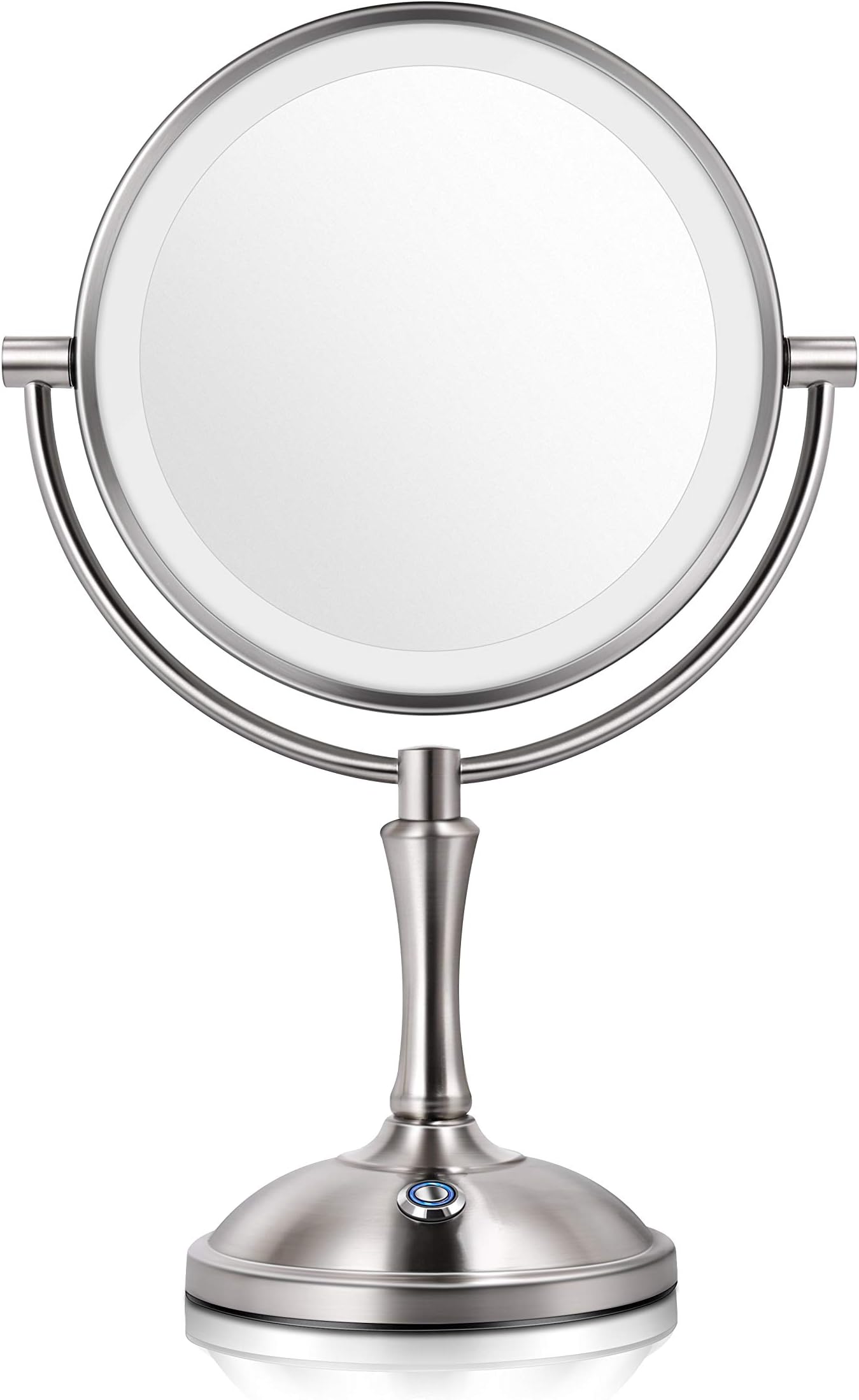 Makeup Mirror With Lights Lighted Makeup Mirror LED Vanity Mirror 7X Magnifying Magnified double sided Makeup Mirror Adjustable Cool White Light Mirror Large Makeup Corded Cordless Mirror Wendol