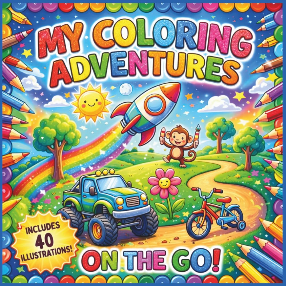 My Coloring Adventures: A Fun Kids Coloring Book with Animals, Nature and Adventure Scenes | Creative Activity Book for Children (My Coloring Adventures – Coloring Book Series for Kids)