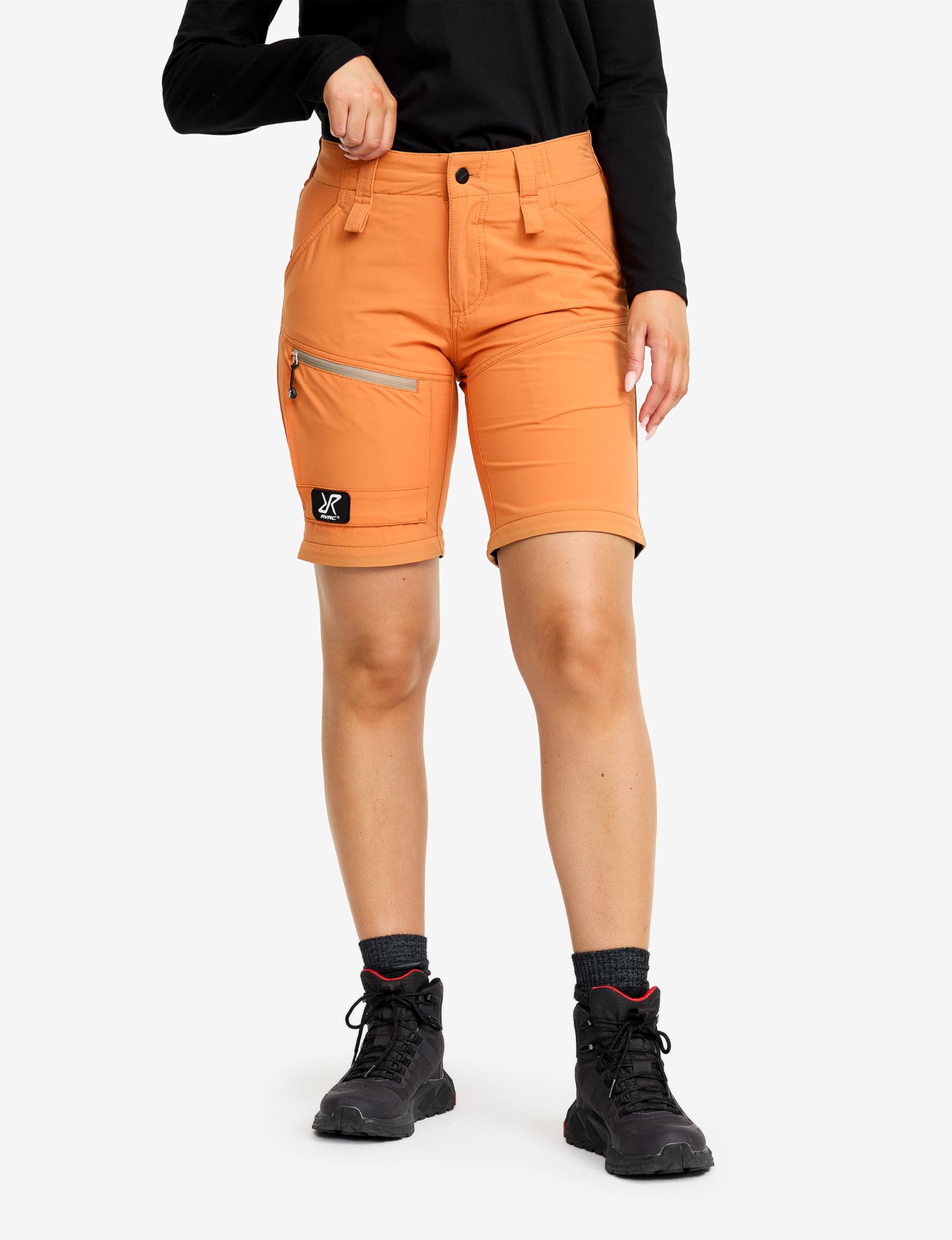 RevolutionRace Range Pro Stretch T Zip-Off Pants Damskie, Spodnie turystyczne do aktywności na świeżym powietrzu