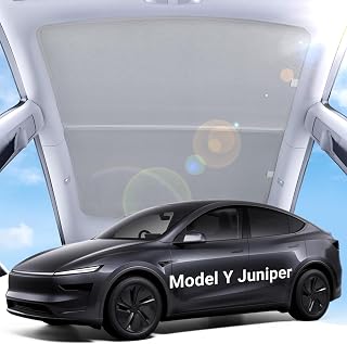 Tesla Model Y Juniper 2026 Glasdach Sonnenschutz Faltbar Magnetisch