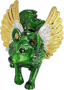 Feng Shui Sky Fox Good Luck Enhancement of Resource Luck Amulet Statue