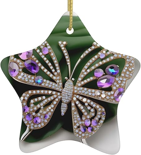 Miniatura 17 de Divertido adorno de cerámica de Navidad, adornos de Navidad, adornos de vacaciones, árbol de Navidad, decoración del hogar, colección retro de