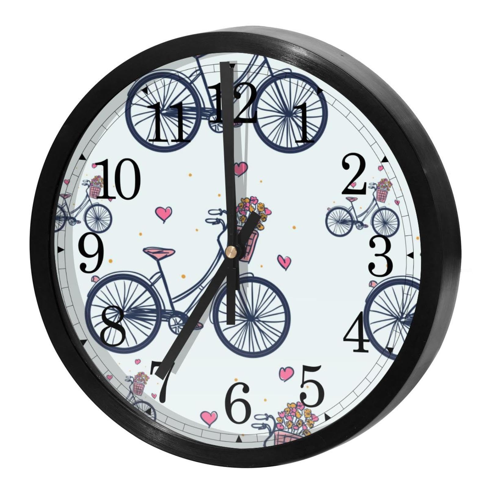 Horloge murale design vélo pour la décoration de la maison et du bureau
