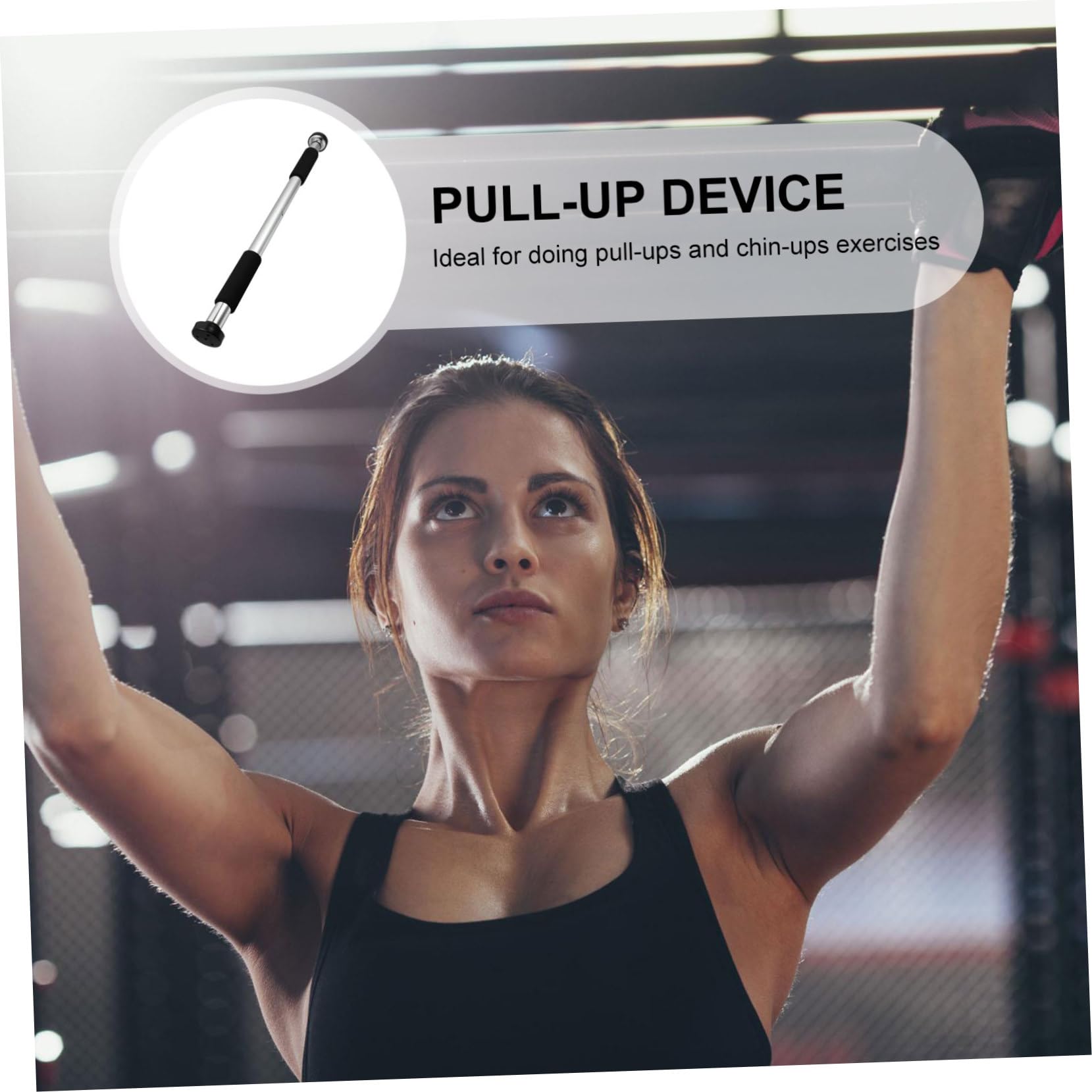 Totority Professional Fitness Tool Pull-up Rack Exercise Equipment Hanging Bar Strength Training Device