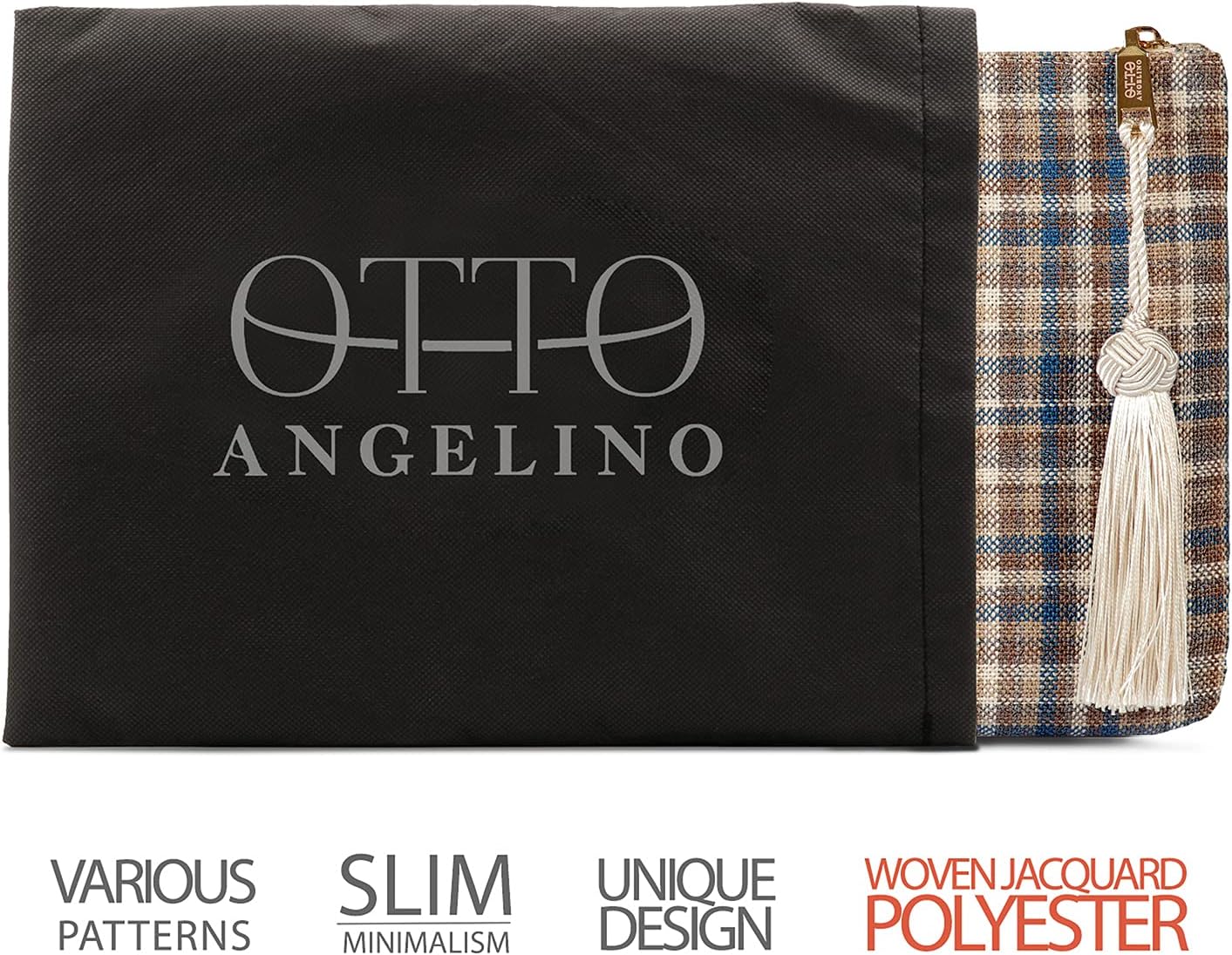 Otto Angelino Designer Women’s Bohemian & Fashion Clutch Purse - Multiple Slots Money, Cards, Smartphone - Ultra Slim