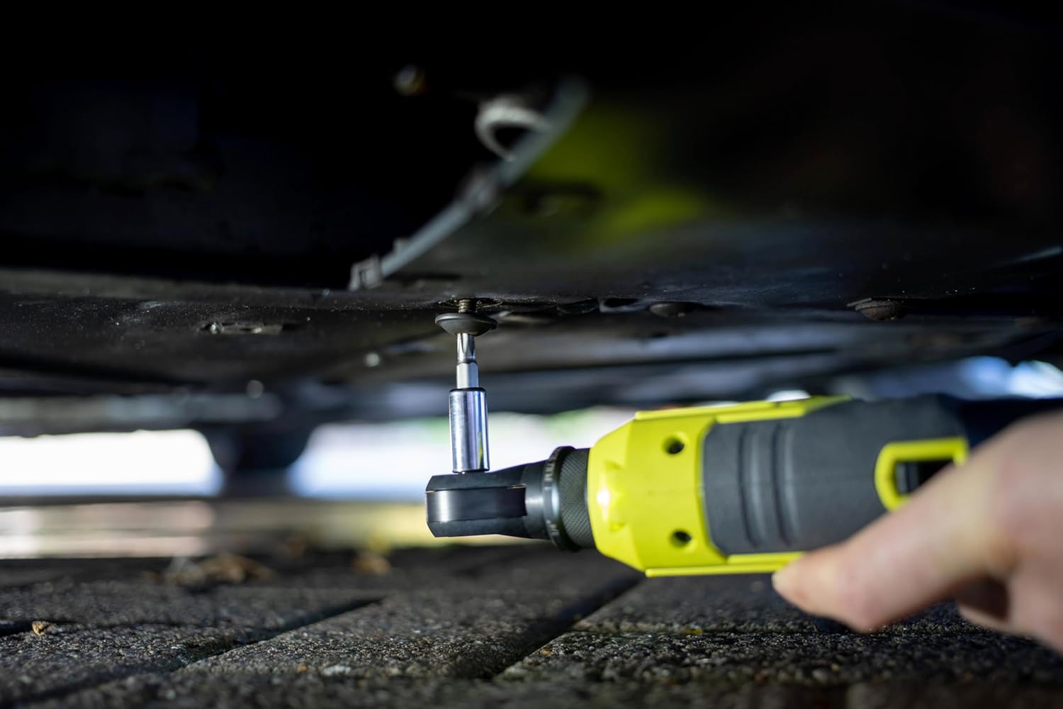 RYOBI 18-Volt ONE+ Cordless 1/4 in. 4-Position Ratchet (Tool Only)