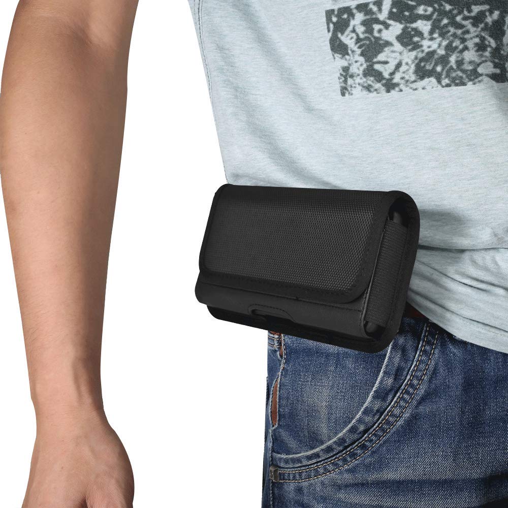 Coque Hybride IPhone 11 Avec Clip Ceinture - Noire