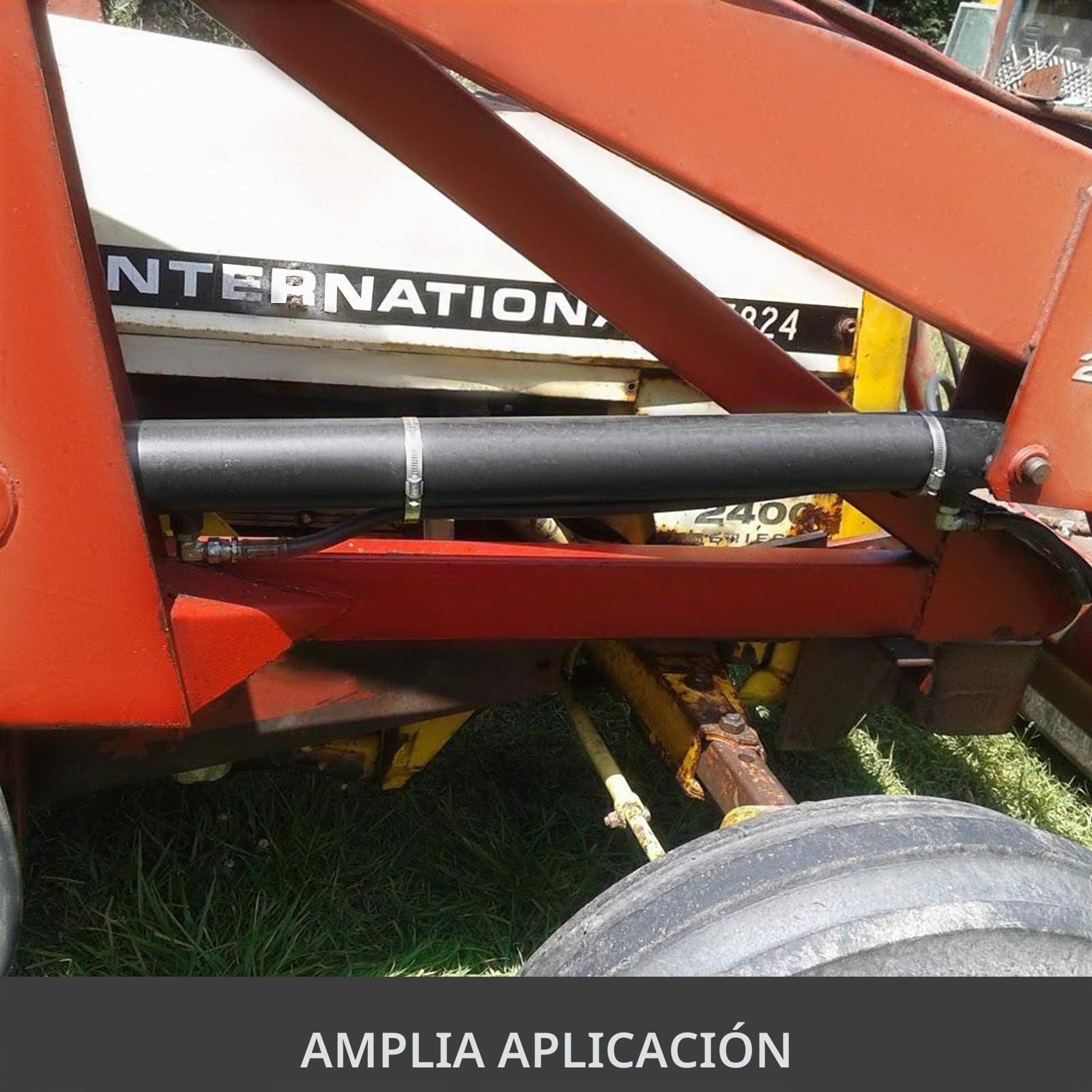 VEVOR Cilindro hidráulico Cilindro de ariete hidráulico de carrera de 2" de diámetro 36" Cilindros hidráulicos de 3000 psi Tubo transversal de doble acción soldado Cilindro de elevación