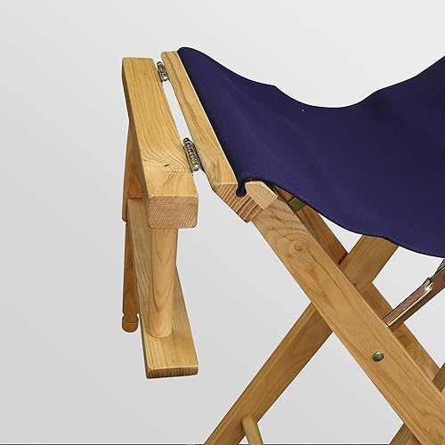 Miniatura 508 de Silla de Director de 18" Marco Blanco Lona Rosa