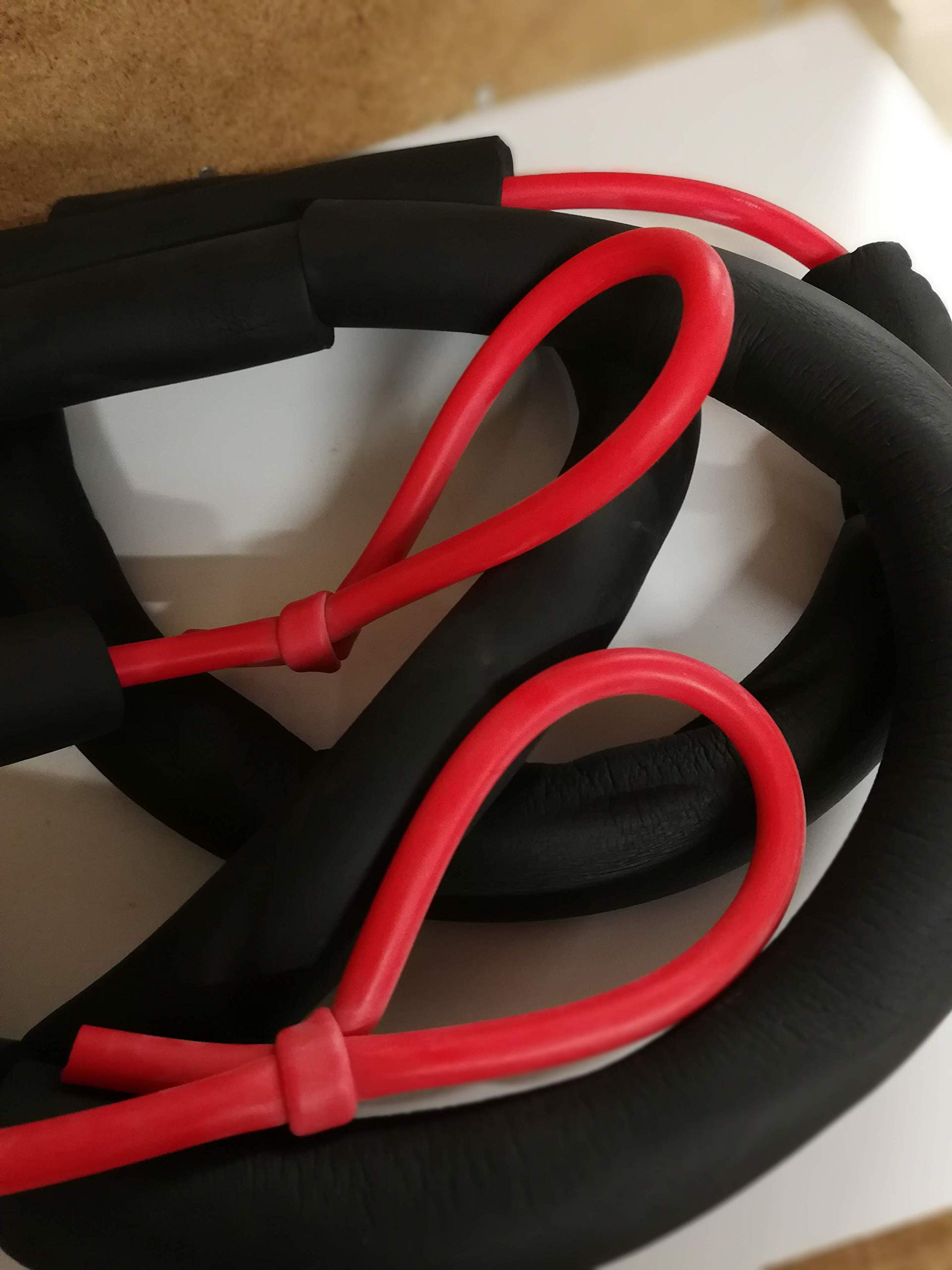 Elastische Sprungschnur für Hochsprung und Stabhochsprung - schwarz