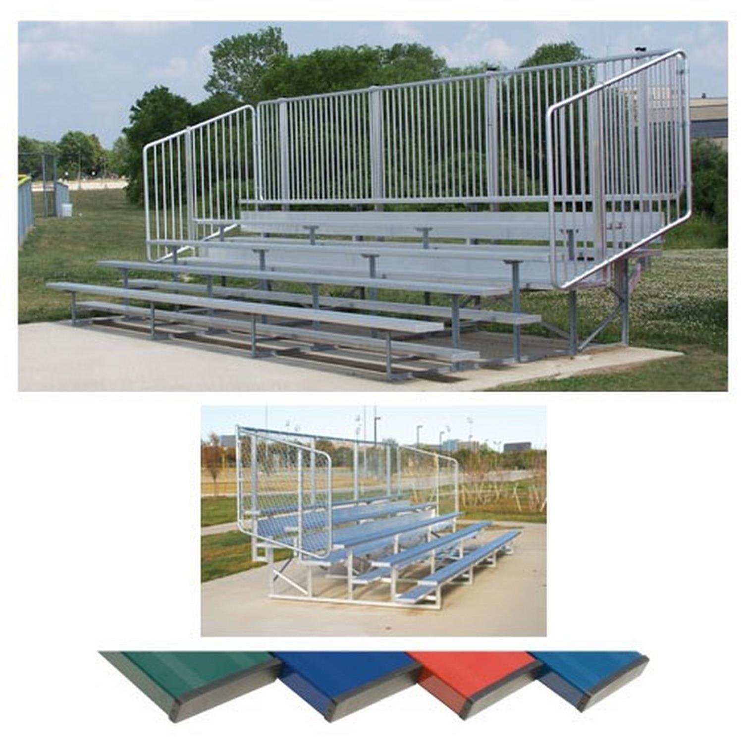 BSN Sports 4 Row 15' Pref. Vertical Picket Bleacher (EA)