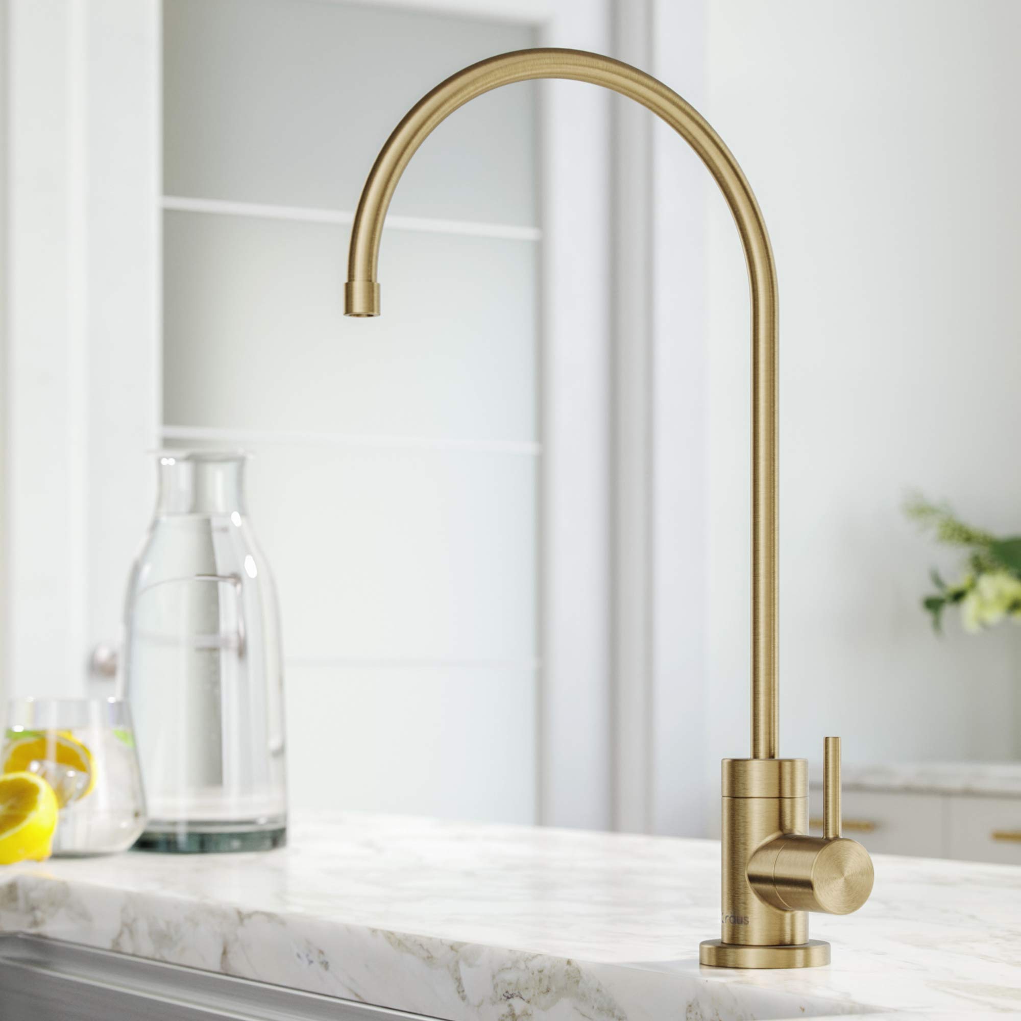 KRAUS Purita 100 LeadFree Kitchen Water Filter Faucet in Spot Free