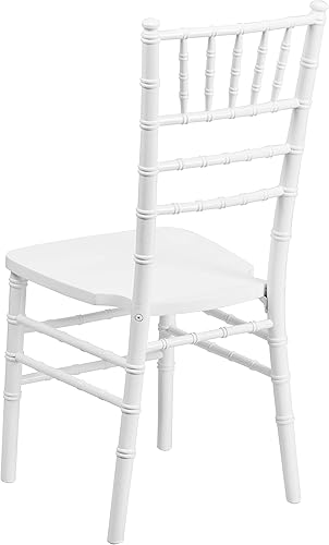 Miniatura 54 de Flash Furniture Silla Chiavari de madera plateada de la serie HERCULES