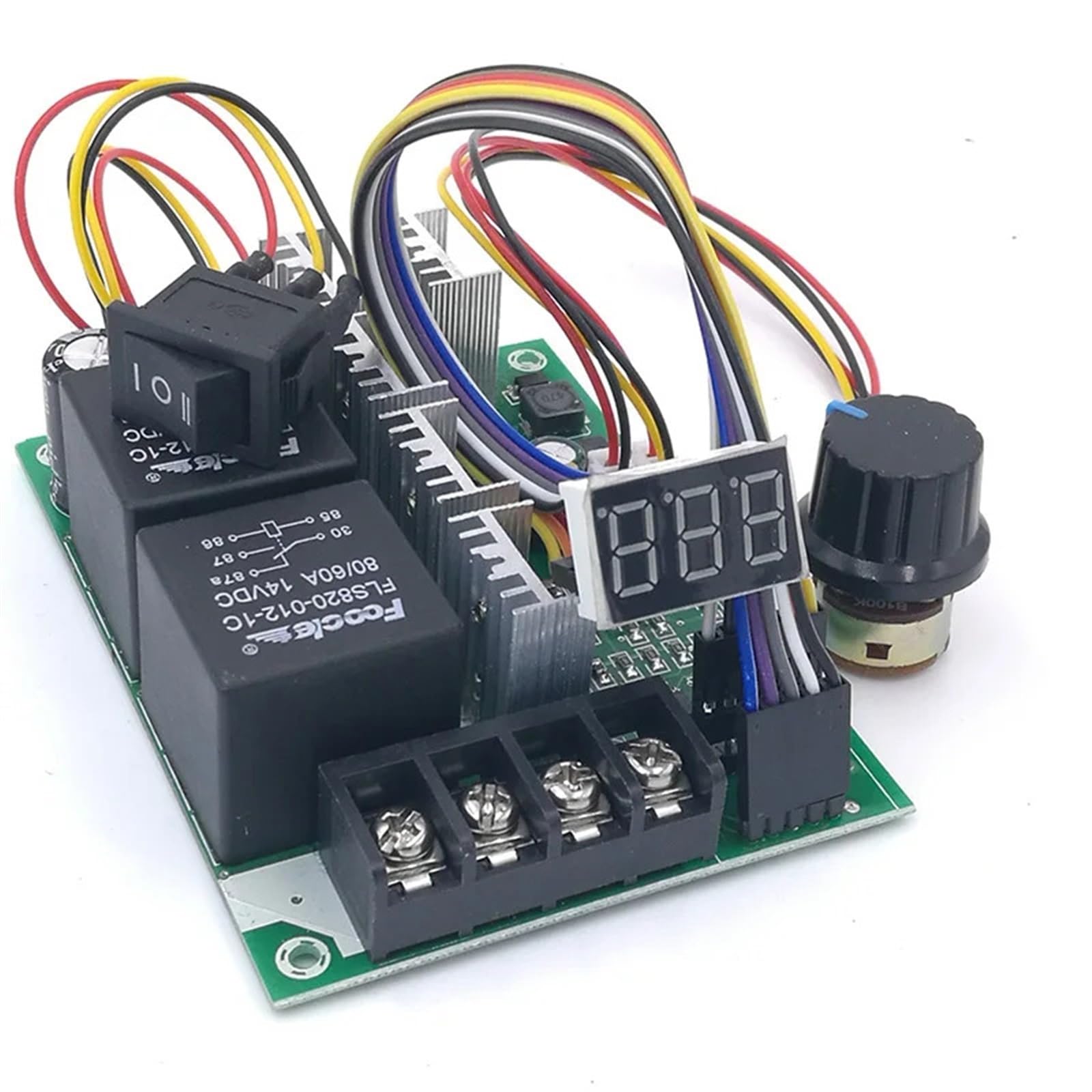 PWM speed controller motor Digital display 0~ adjustable drive module Input MAX60A 12V 24V