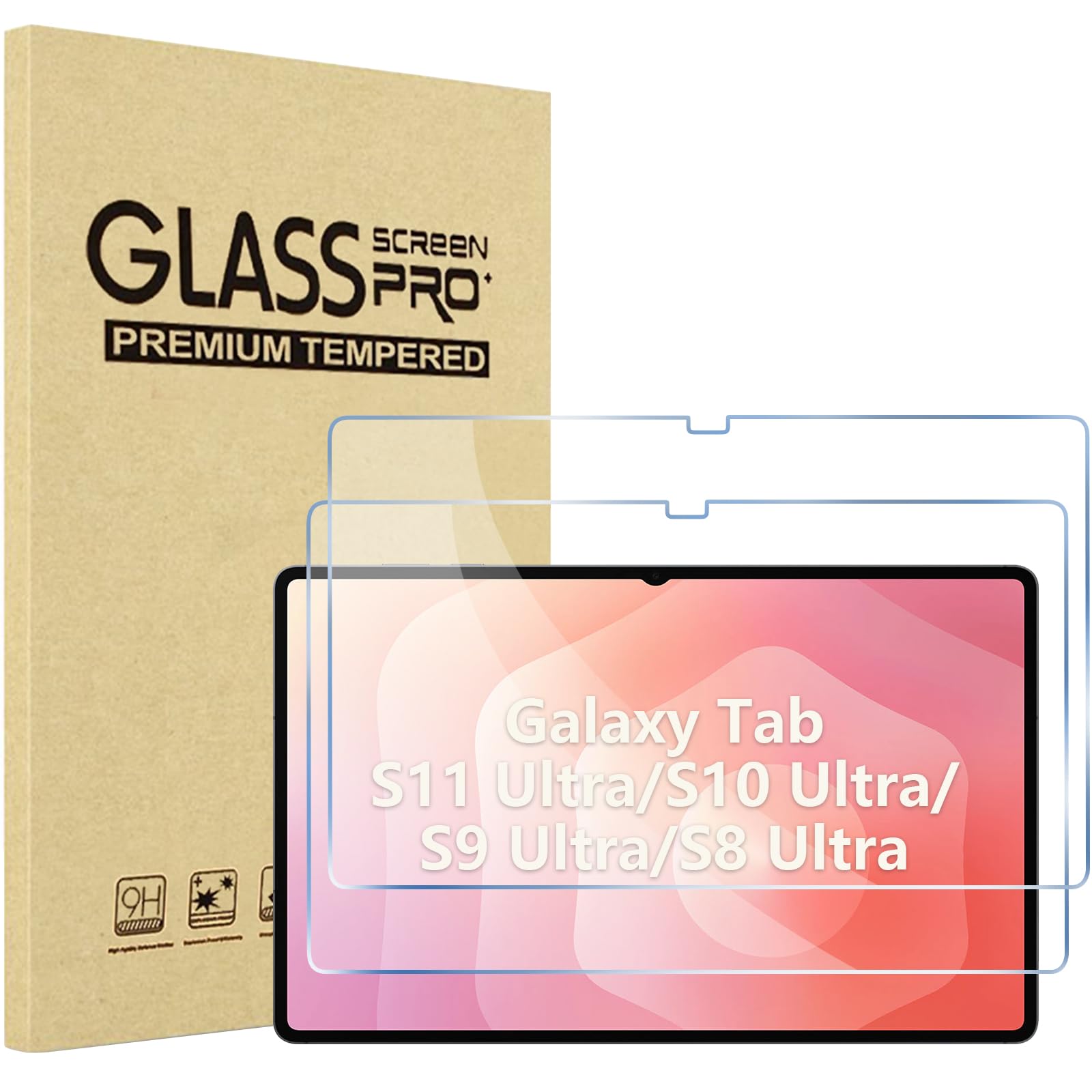 Amazon.co.jp: ProCase [2枚セット] Galaxy Tab S10 Ultra 2024 /S9 
