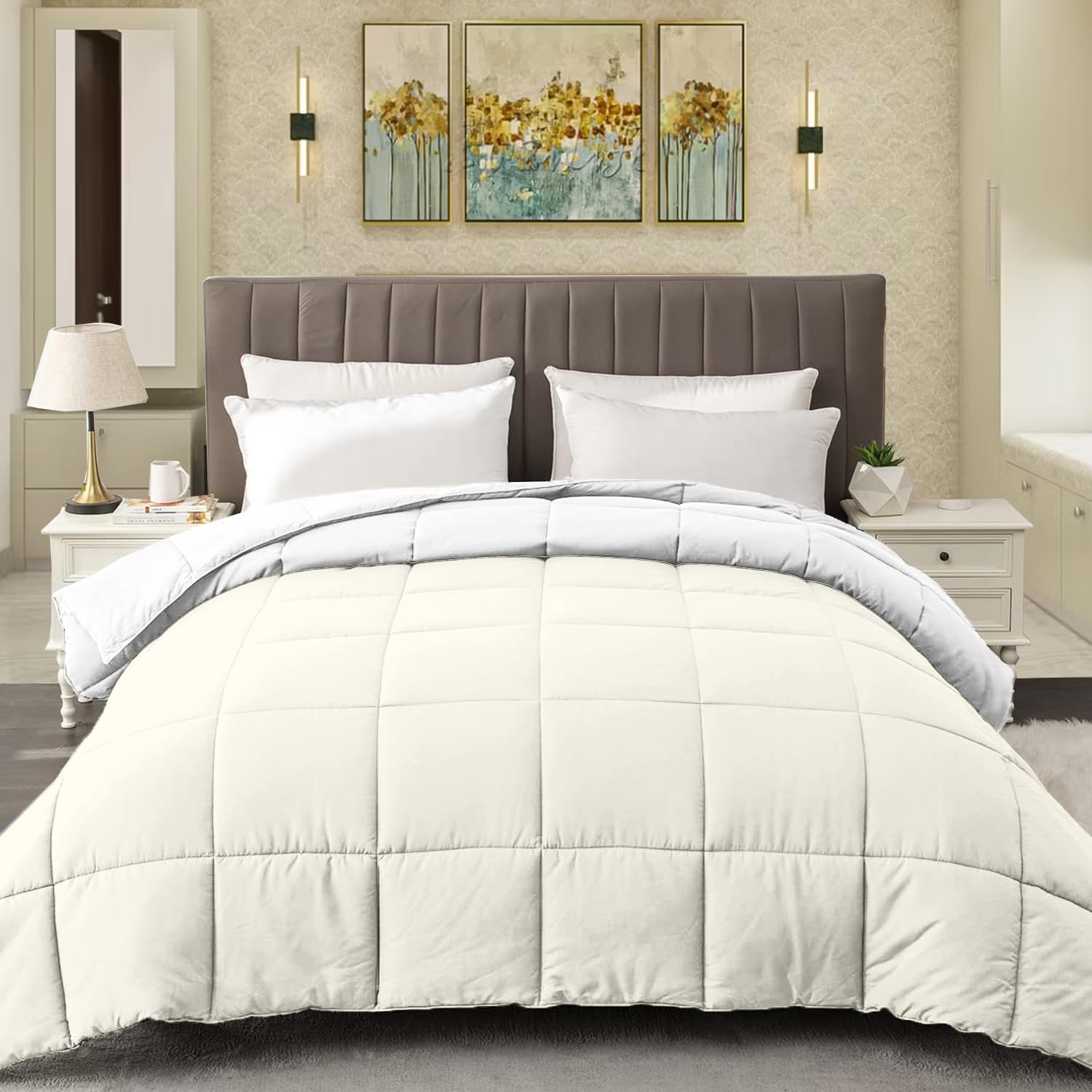 Sage Microfiber Winter Comforter - 400GSM -17
