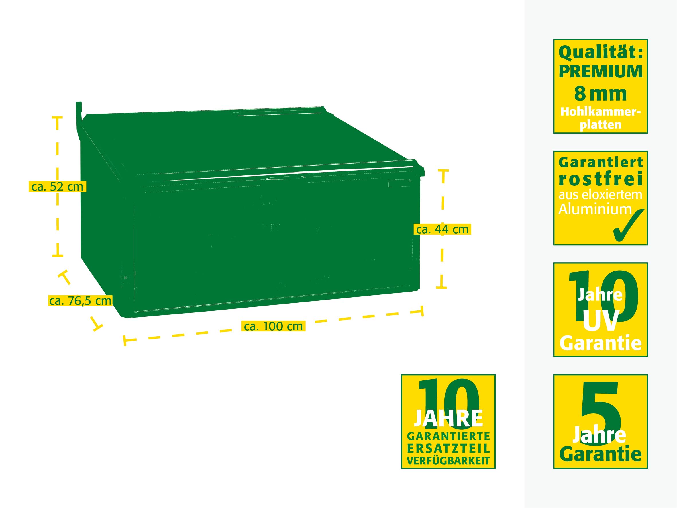 JUWEL 20151 Bio Star Protect 1000 Serre prématurée (récoltes Riches, microkilomètres idéaux, protégées, Dimensions : 100 x 75 x 50 cm)